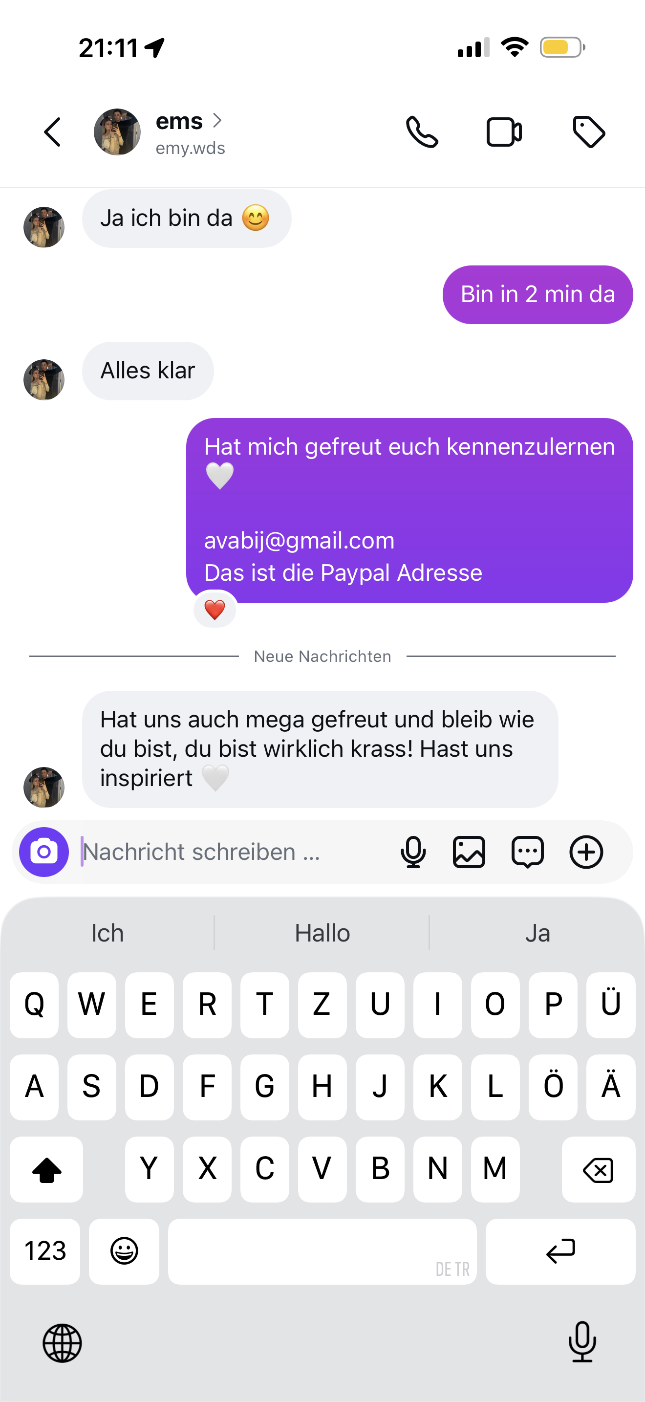 WhatsApp-Nachricht einer Lash Code Absolventin (10)