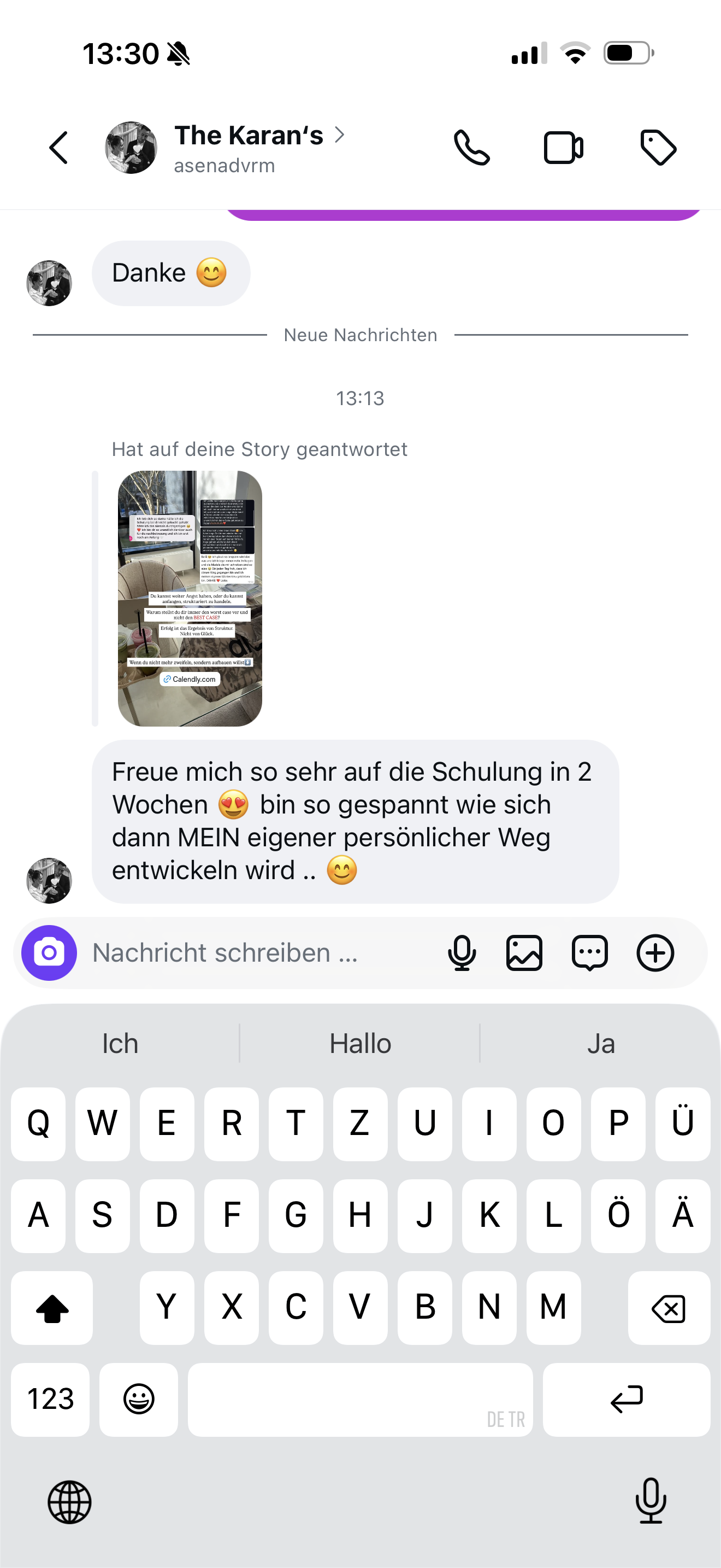 WhatsApp-Nachricht einer Lash Code Absolventin (8)